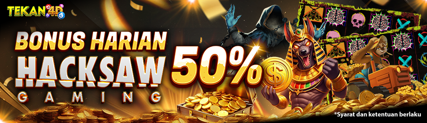 BONUS HARIAN HACKSAW 50%